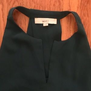 Loft Green Trapeze Dress